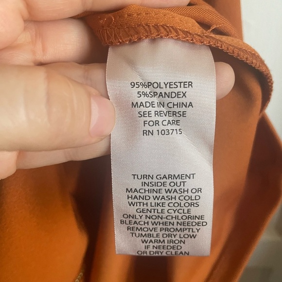 nanette NANETTE LEPORE Square Neck Short Sleeve Dress With Front Zipper PreOwned - Picture 8 of 9